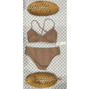 NWT Hula Honey Snakeskin Bikini Set